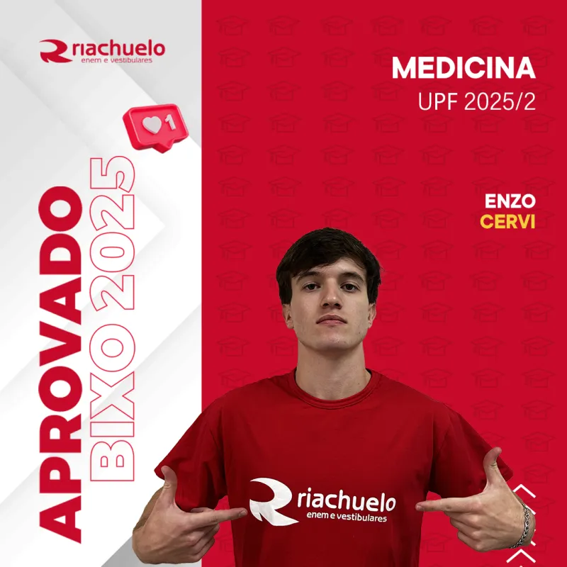 Imagem do aluno aprovado