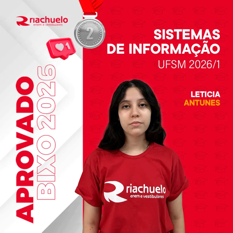 Imagem do aluno aprovado