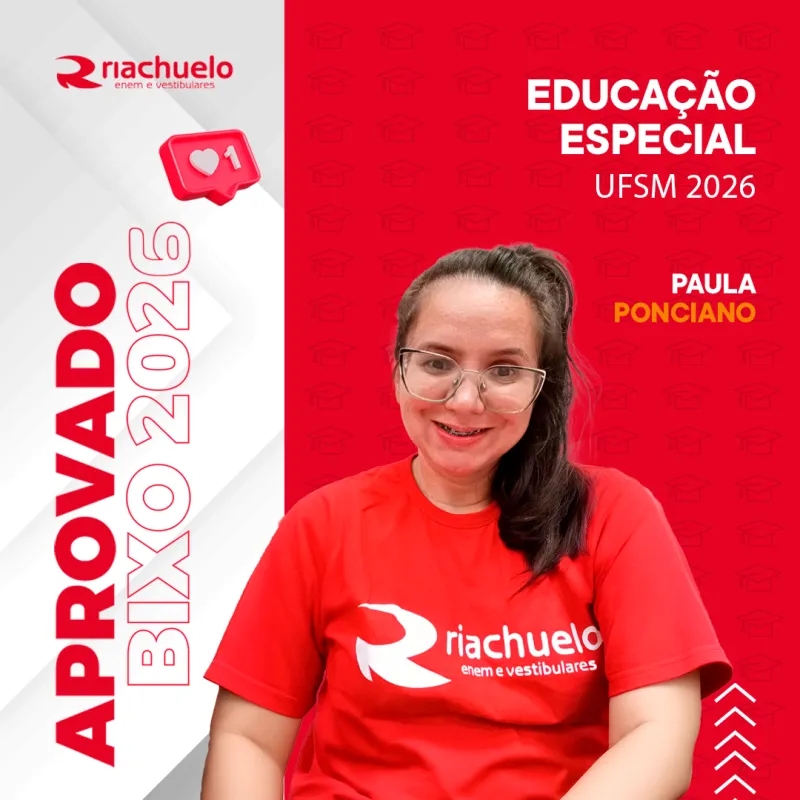 Imagem do aluno aprovado