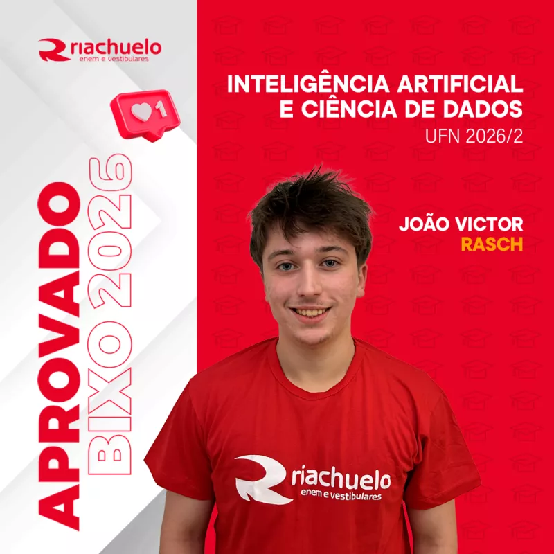Imagem do aluno aprovado